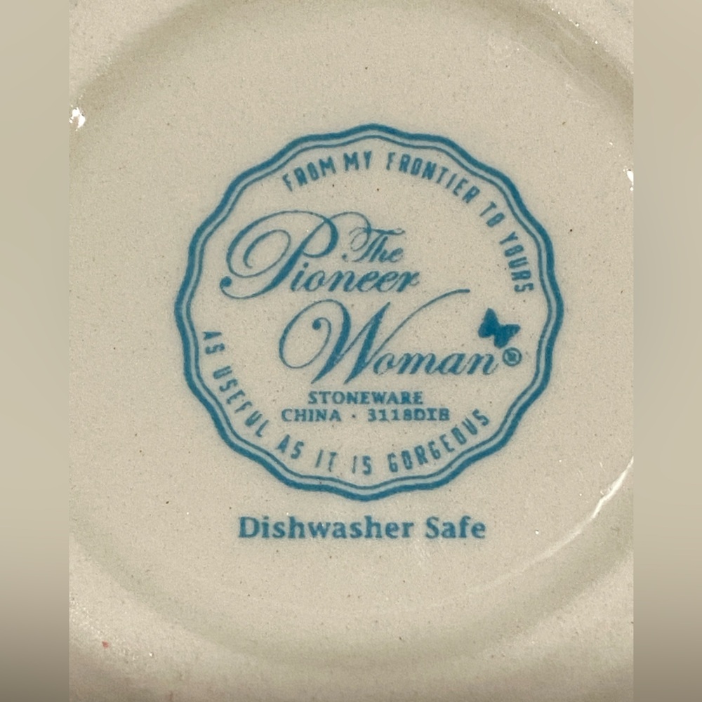 The Pioneer Woman Nesting Measuring Bowls & Spoons Set 8 piece Floral  Stoneware - Picture 11 of 16